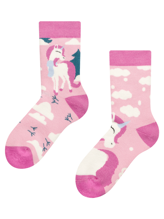 Kids' Warm Socks Unicorn with a Scarf