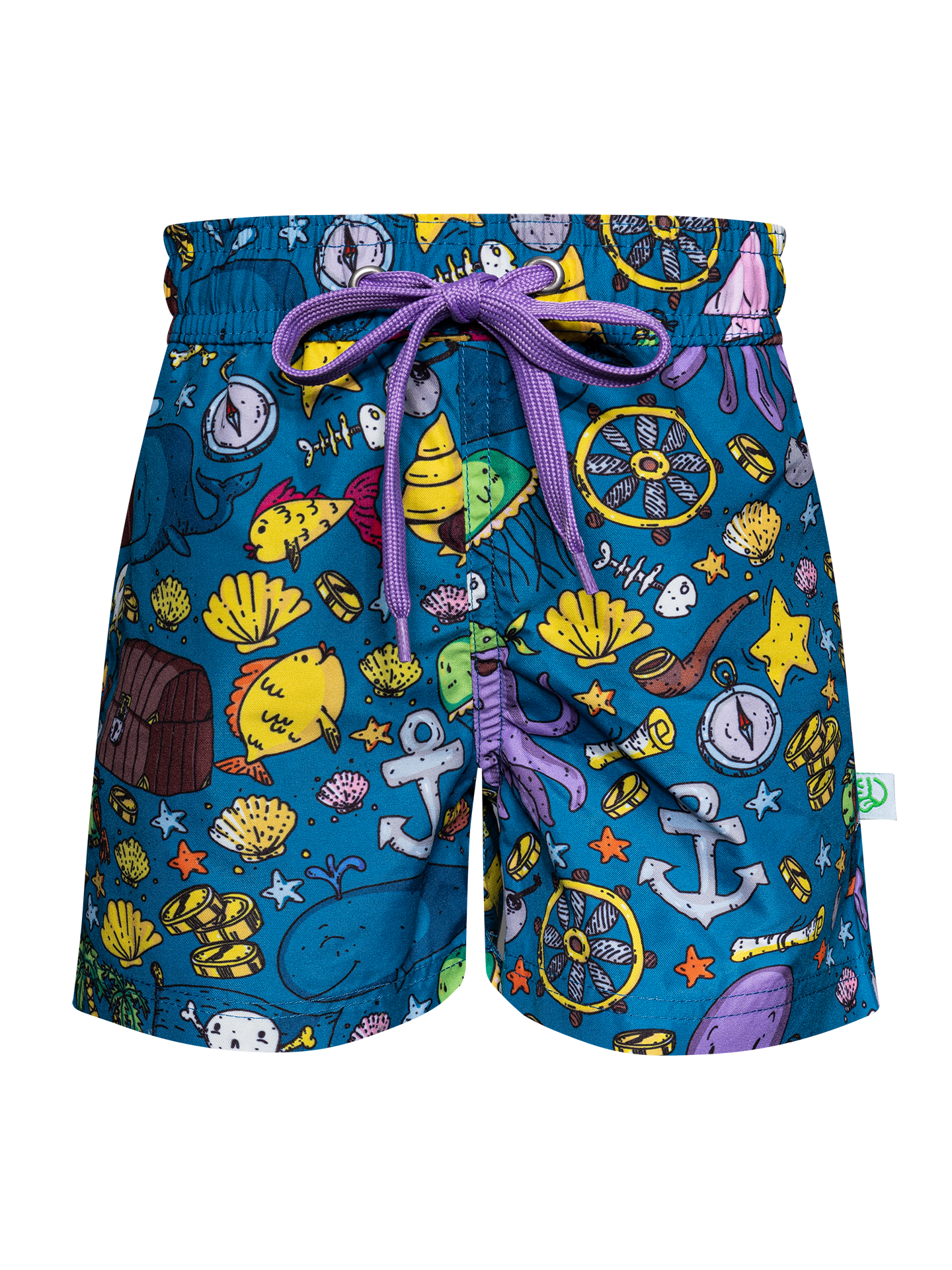 Boys' Swim Shorts Pirate Life