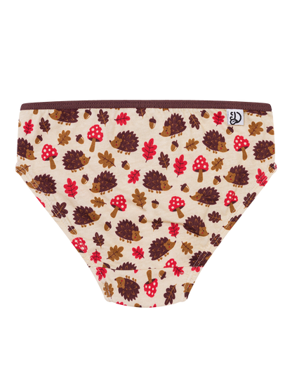 Girls' Briefs Forest Hedgehog