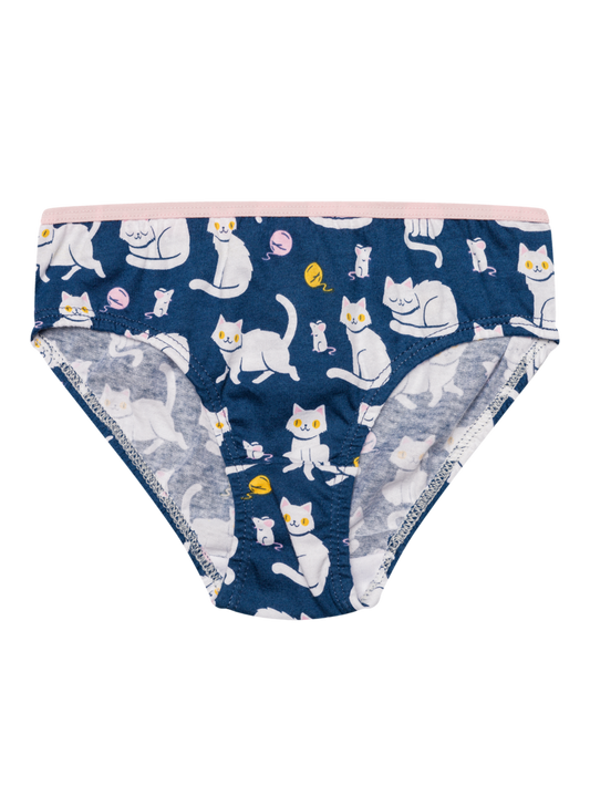 Girls' Briefs Playful Kitty