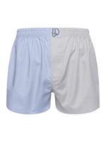 Blue & Grey Men's Boxer Shorts