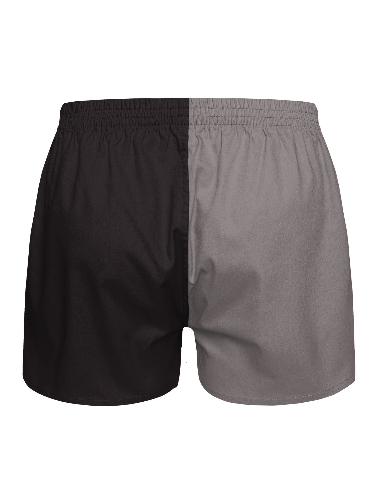 Grey & Black Men's Boxer Shorts