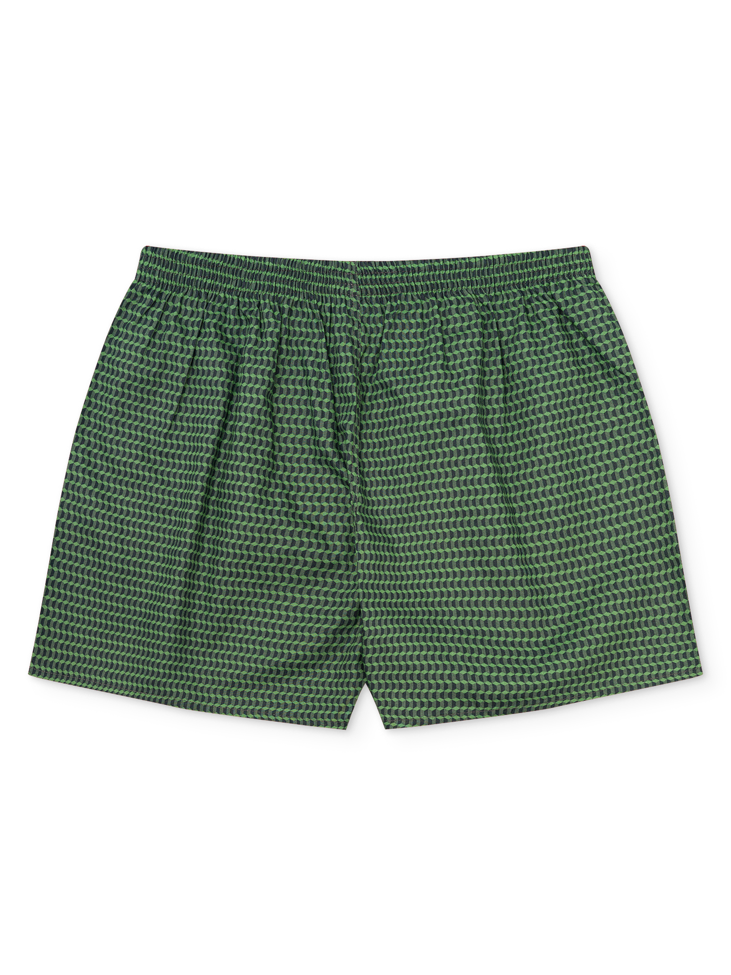 Pastel Green Men's Pattern Boxer Shorts