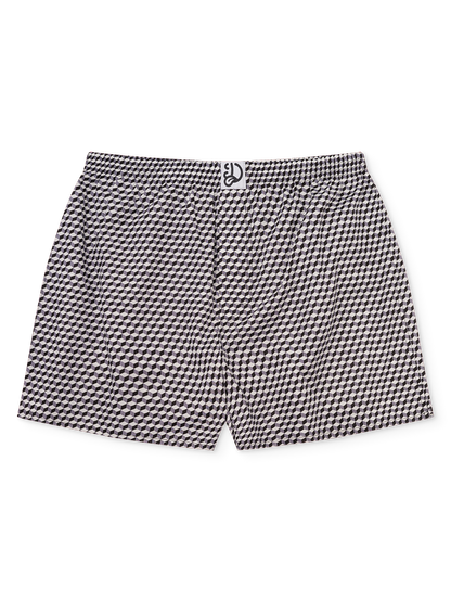 Black & White Men's Pattern Boxer Shorts