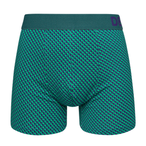 Blue & Green Men's Pattern Trunks