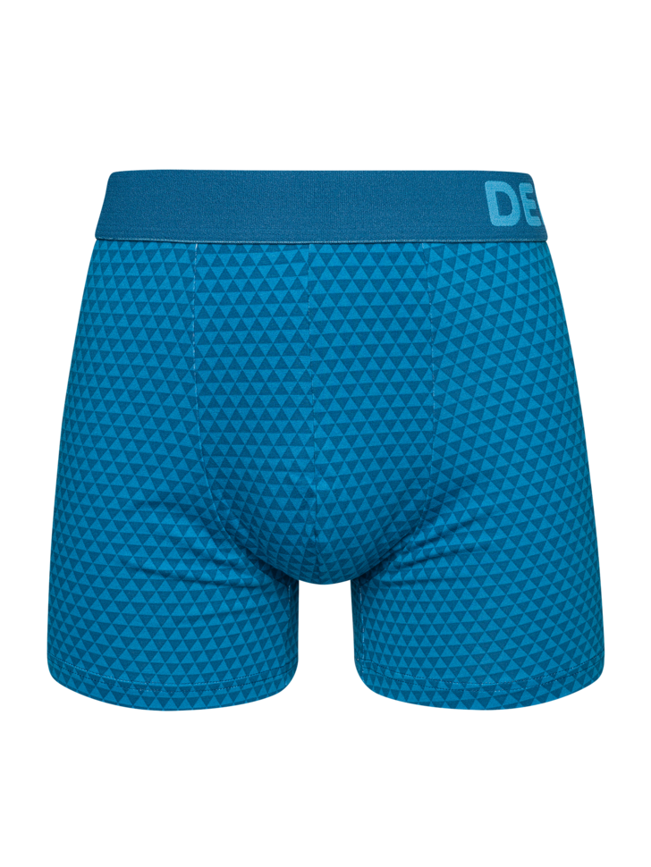 Emerald Blue Men's PatternTrunks