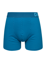 Emerald Blue Men's Patterned Trunks