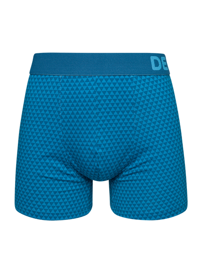 Emerald Blue Men's PatternTrunks