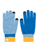 Blue & Orange Knitted Gloves