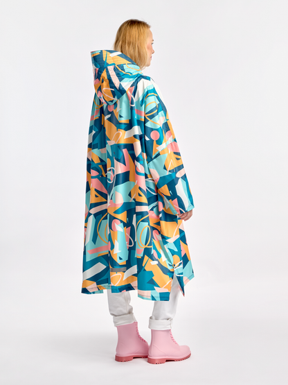 Raincoat Colourful Geometry