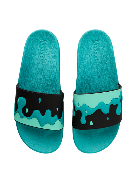 Slides Turquoise Drops