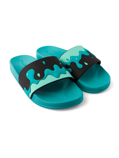 Slides Turquoise Drops