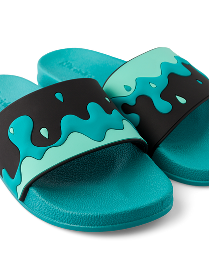 Slides Turquoise Drops