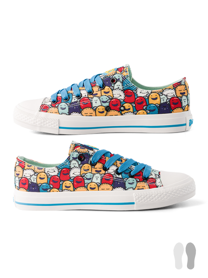 Canvas Shoes Funny Monsters