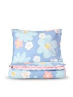 Bedding Set Blue Flowers