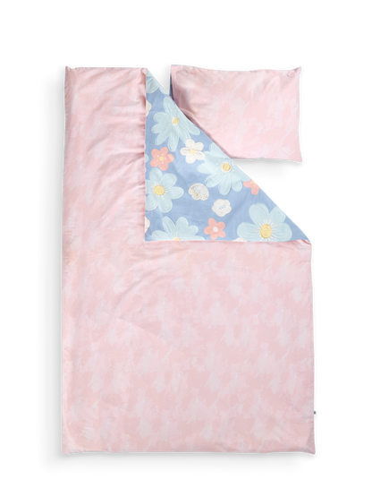 Bedding Set Blue Flowers