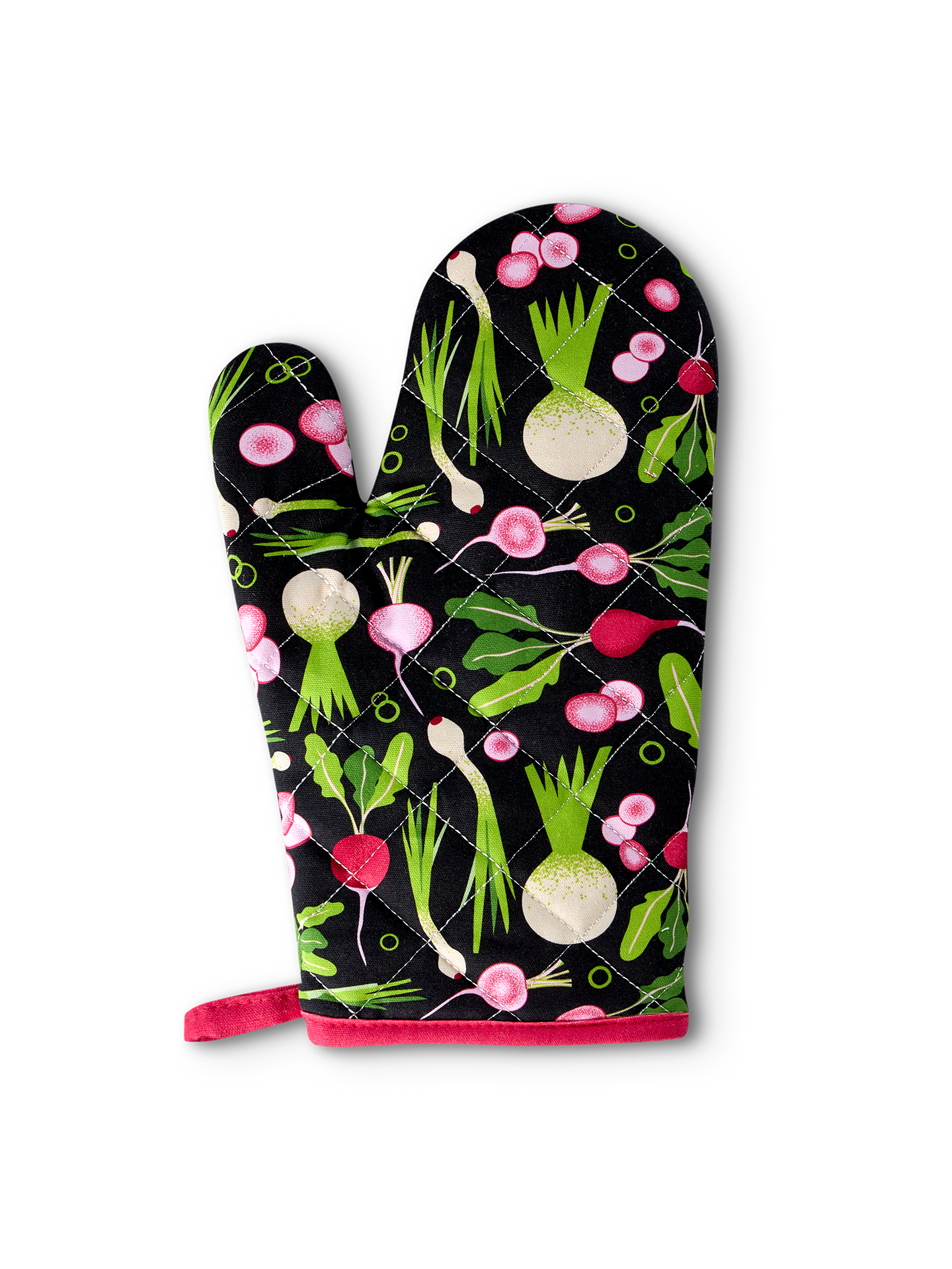 Kitchen Glove & Pot Holder Set Spring Vegetables