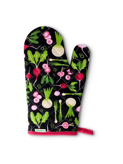 Kitchen Glove & Pot Holder Set Spring Vegetables