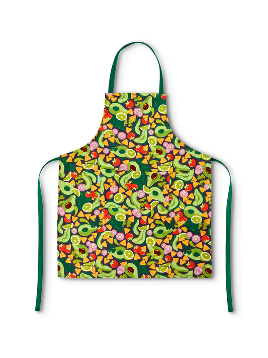 Kitchen Apron Avocado Party