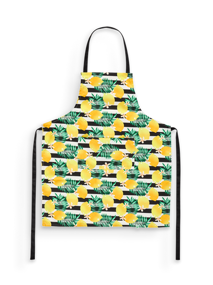 Kitchen Apron Lemons & Stripes