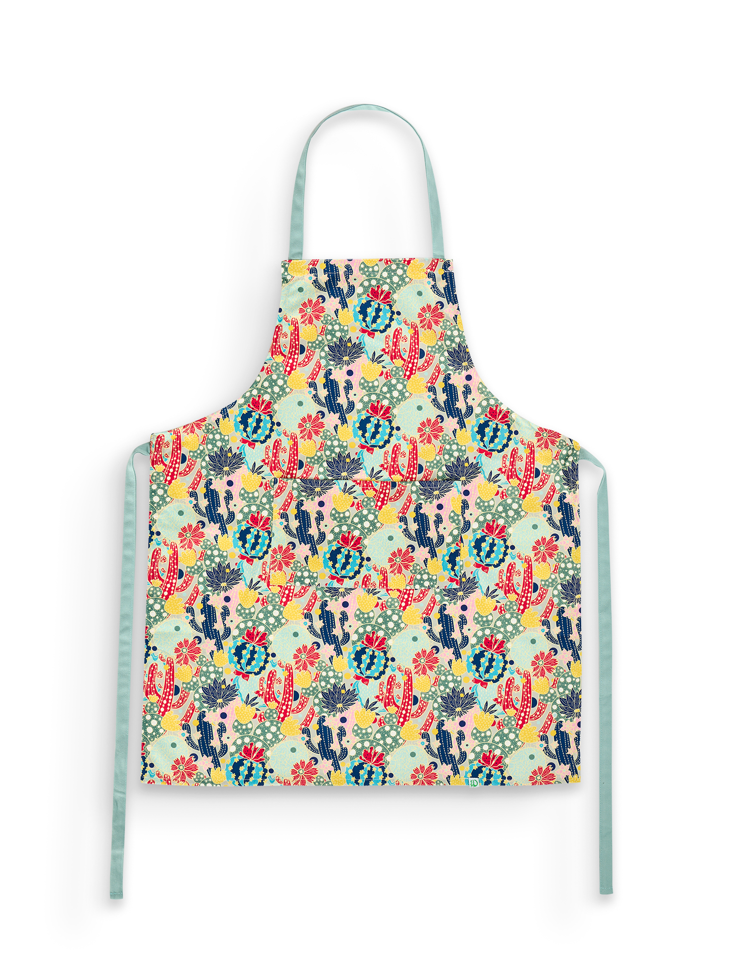 Kitchen Apron Cactus Flowers