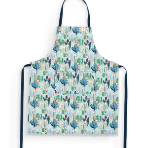 Kitchen Apron Blooming Cacti