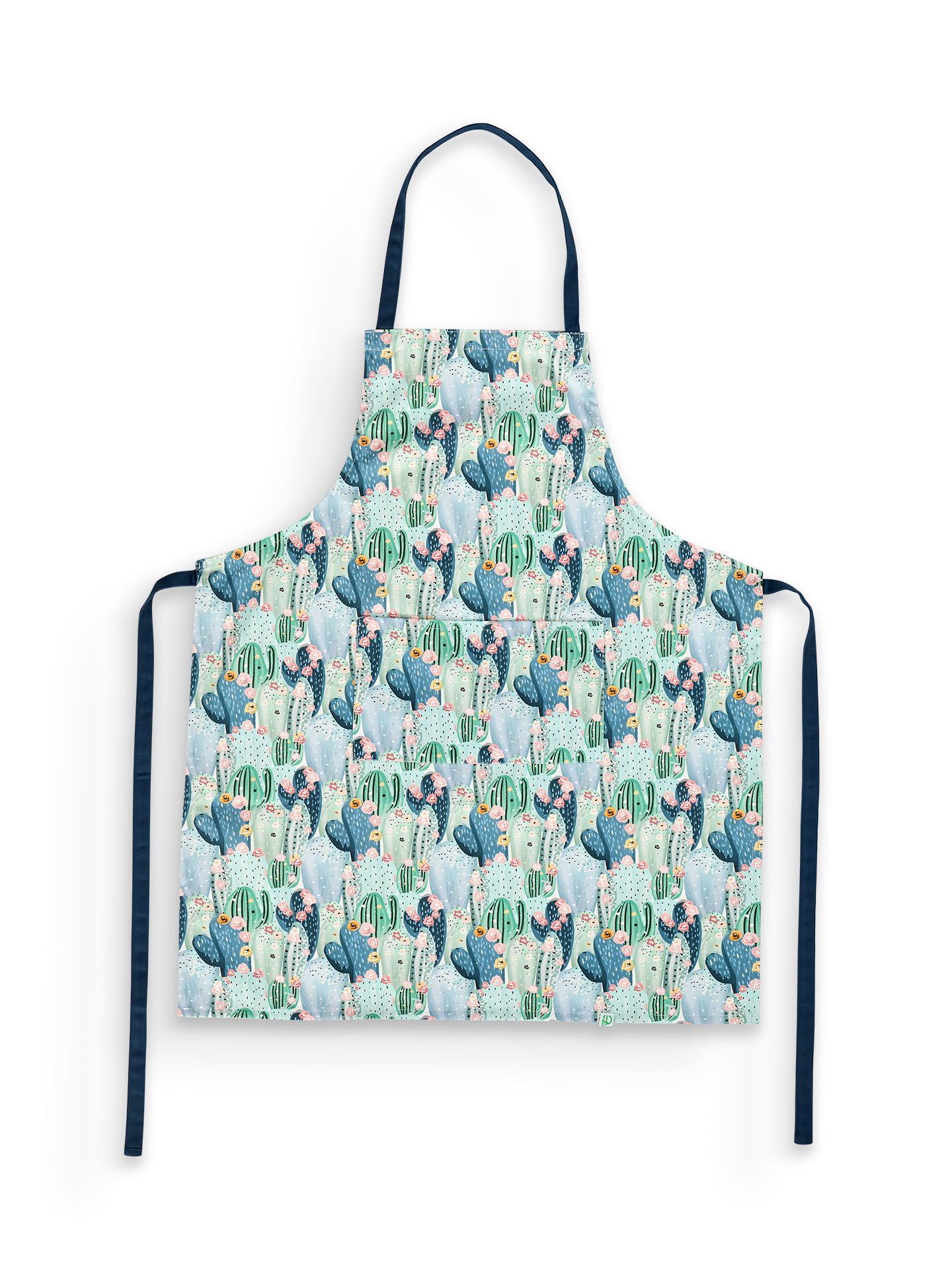 Kitchen Apron Blooming Cacti