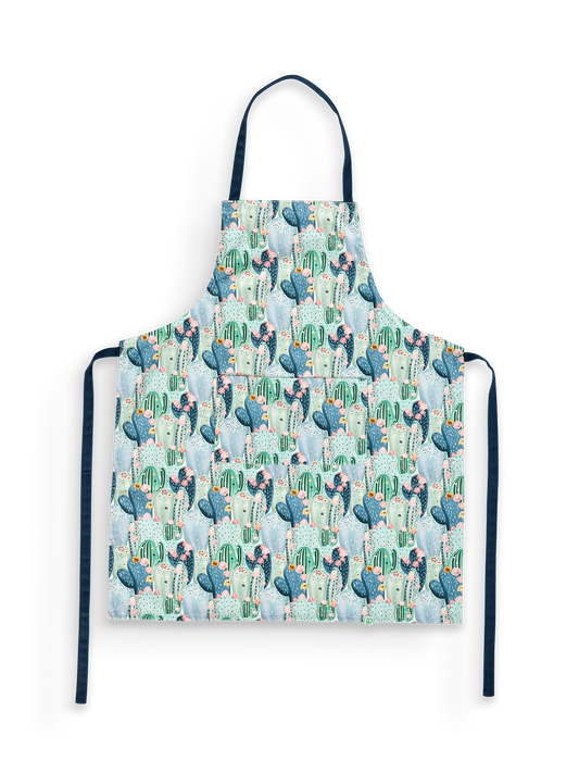 Kitchen Apron Blooming Cacti