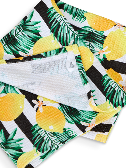 Kitchen Towel Lemons & Stripes