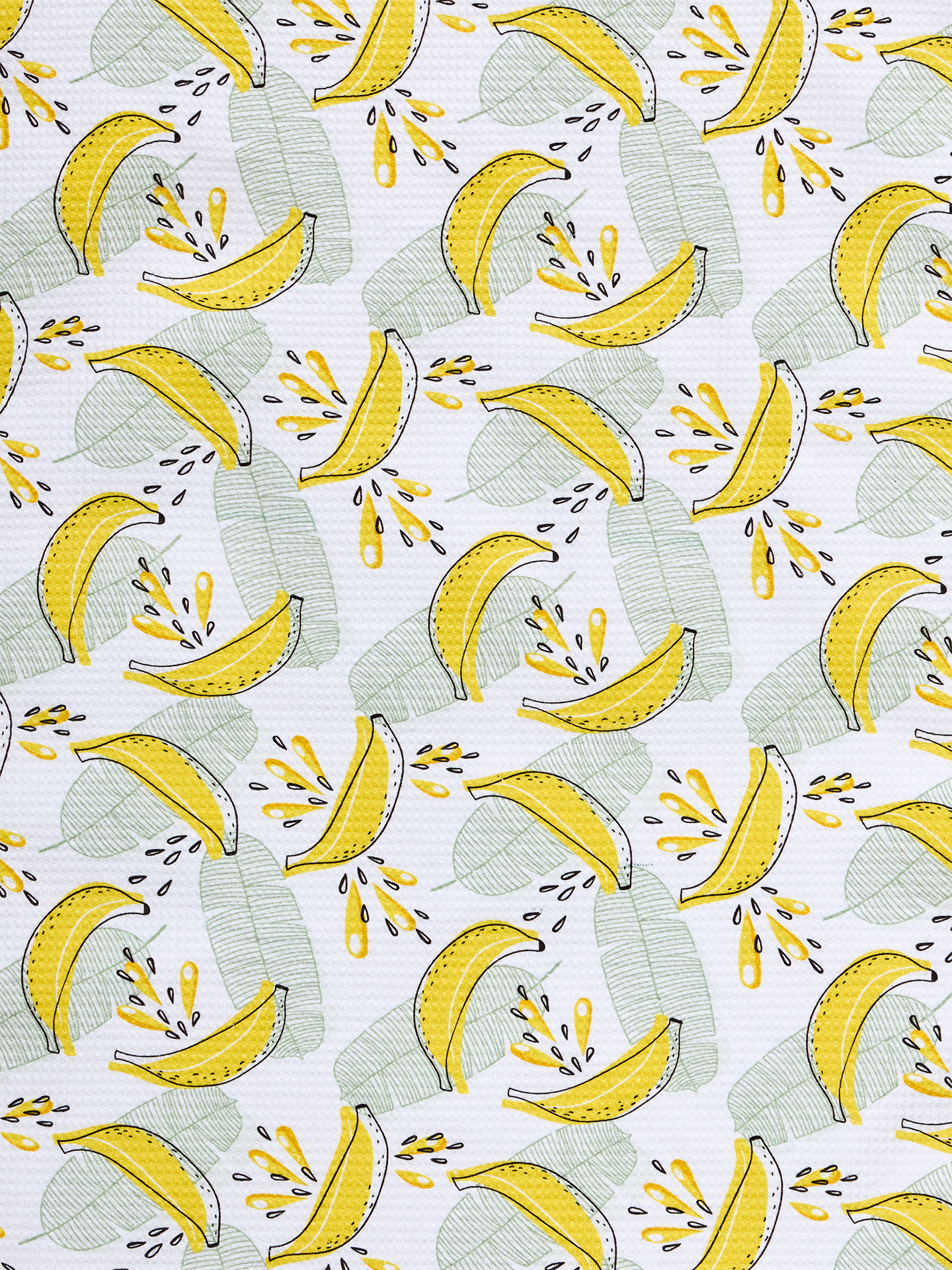 Kitchen Towel Fresh Bananas