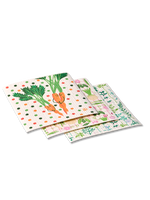 Kitchen Sponge Cloth 3-Pack Spring Vegetables