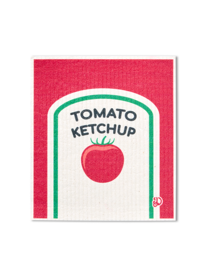 Kitchen Sponge Cloth 3-Pack Pizza & French Fries