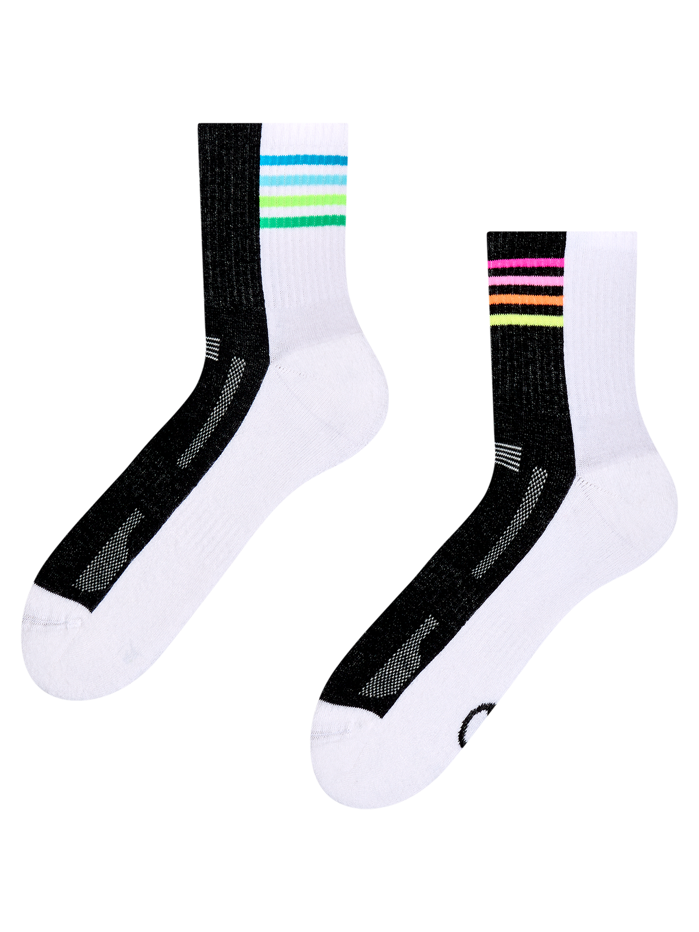 Active Crew Socks March in Rainbow