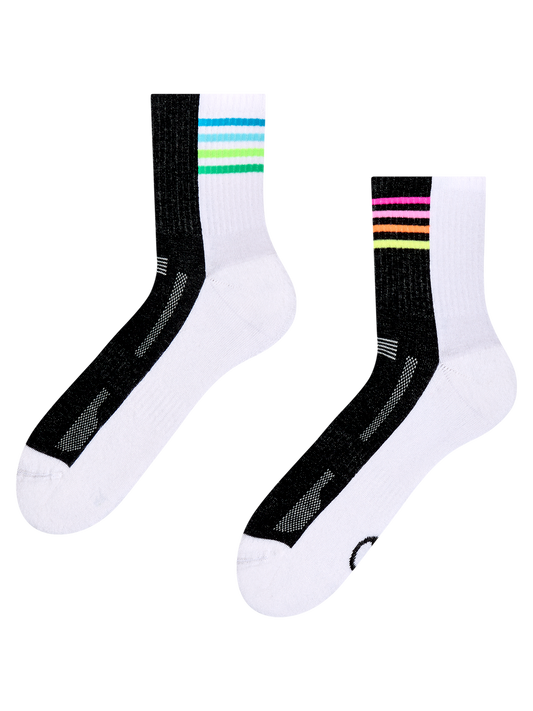 Active Crew Socks March in Rainbow