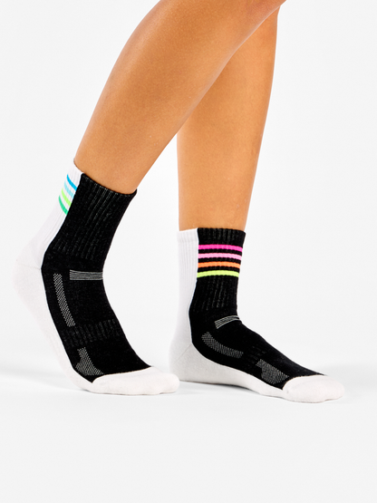 Active Crew Socks March in Rainbow