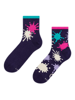 Crew Socks Colorful Splotches