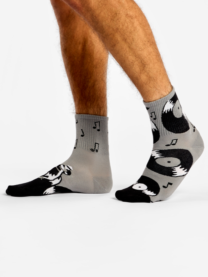 Crew Socks Vinyl Records