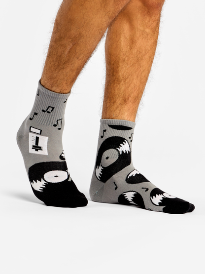 Crew Socks Vinyl Records