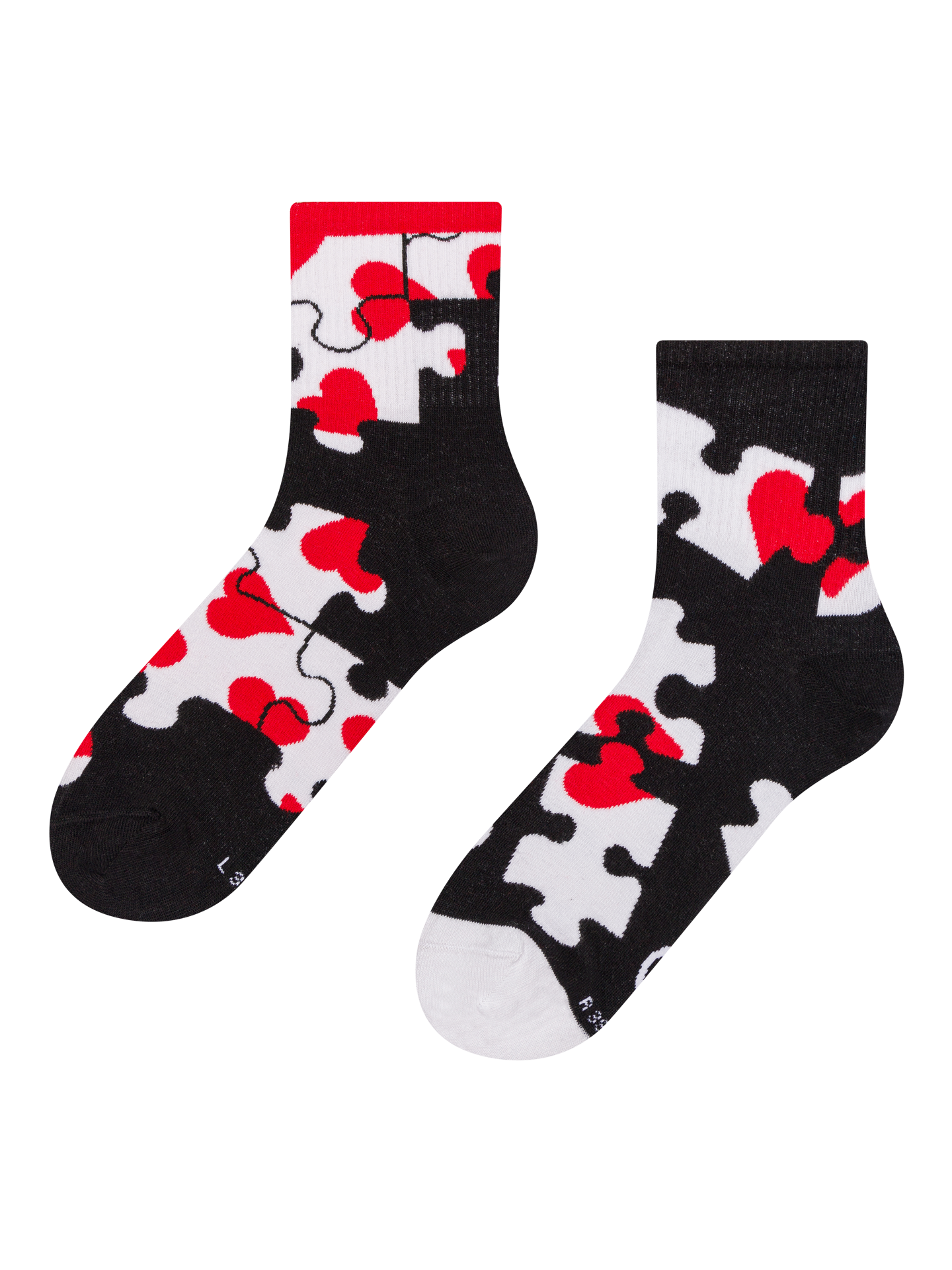 Crew Socks Heart Puzzle