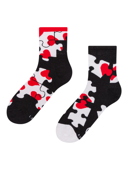 Crew Socks Heart Puzzle