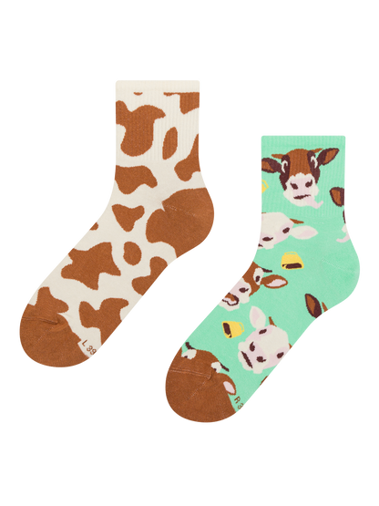 Crew Socks Cow & Bell