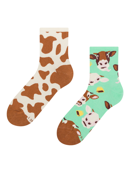 Crew Socks Cow & Bell