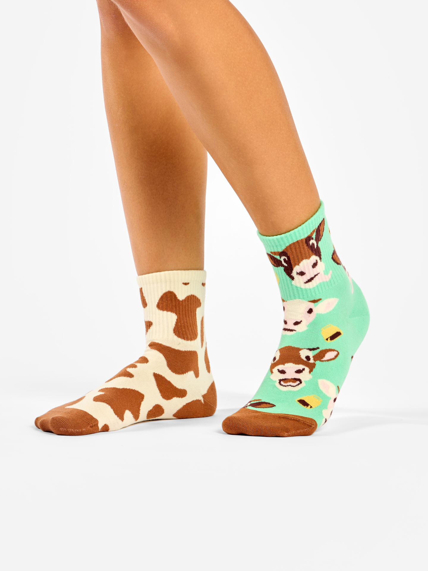 Crew Socks Cow & Bell