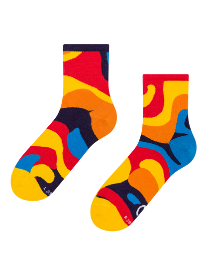 Crew Socks Lava