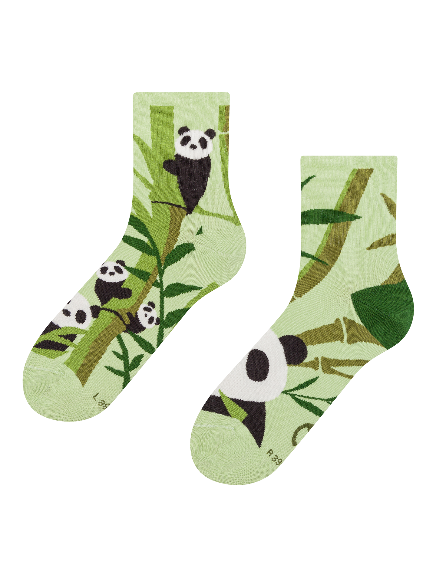 Crew Socks Pandas & Bamboo