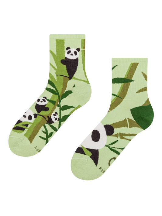 Crew Socks Pandas & Bamboo