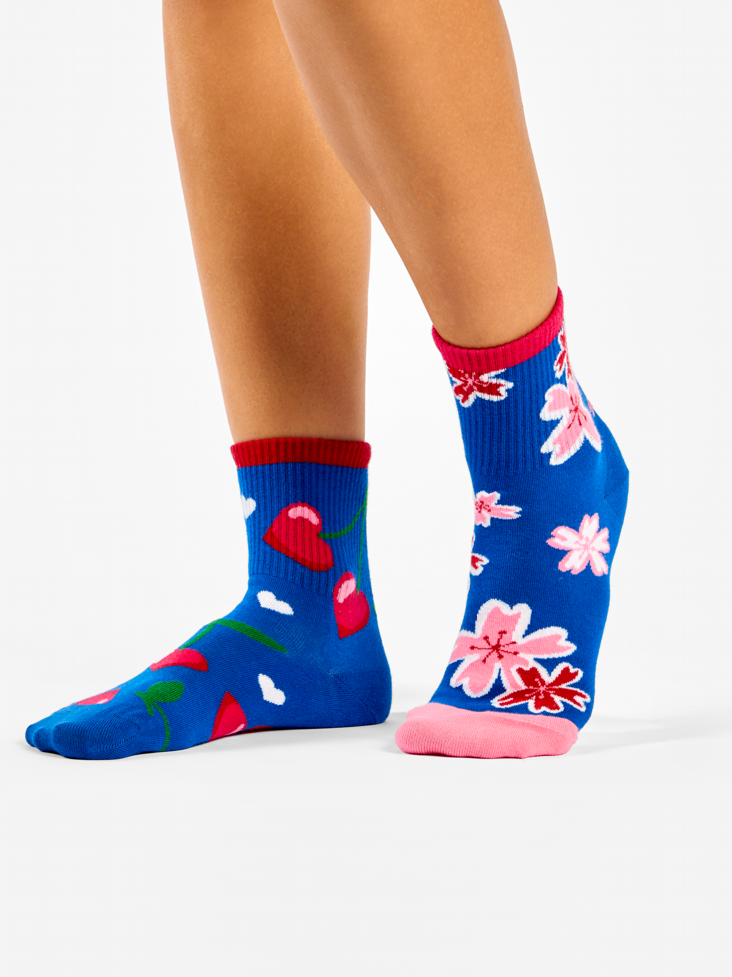 Crew Socks Cherry Love