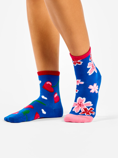 Crew Socks Cherry Love