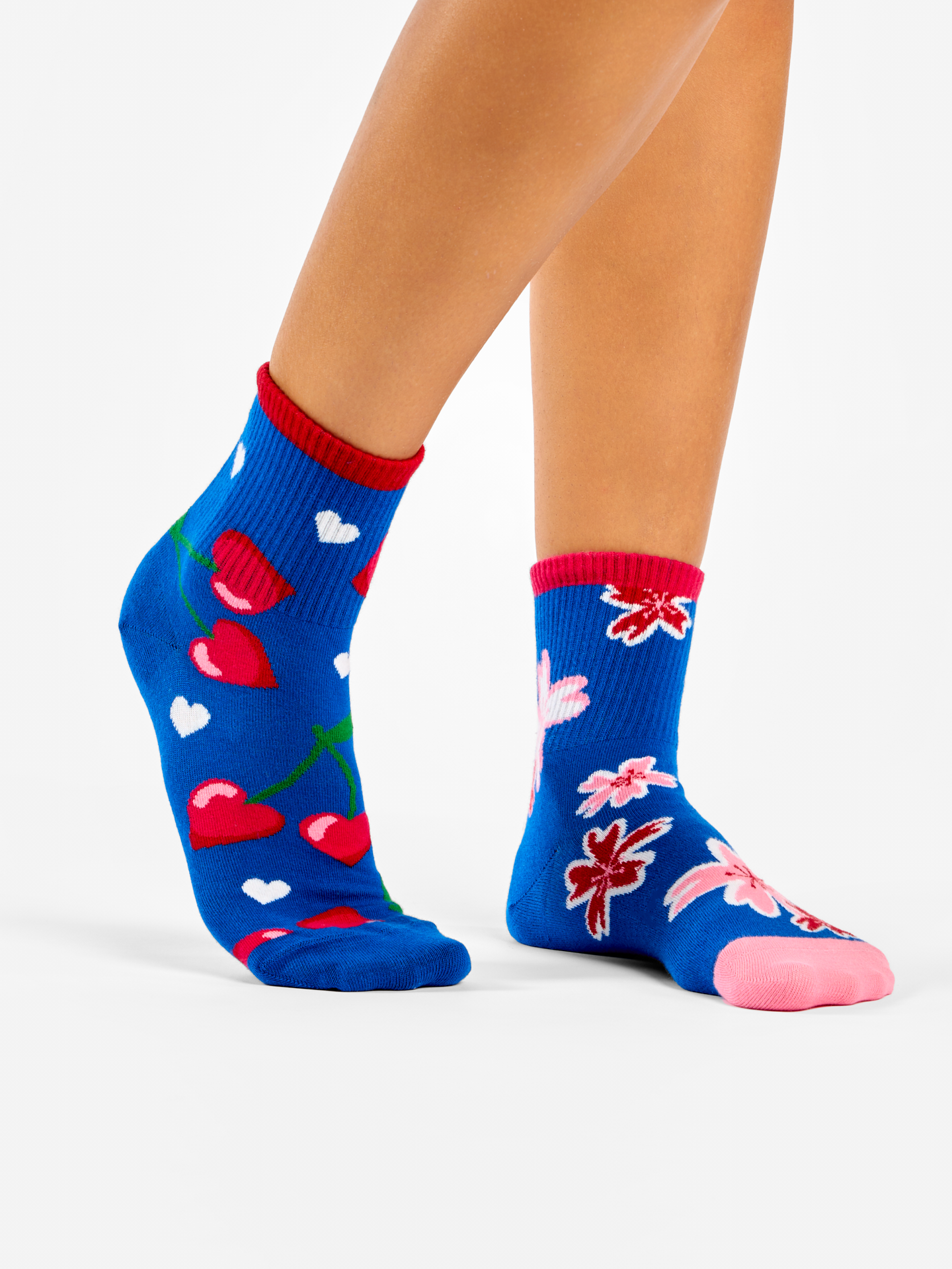 Crew Socks Cherry Love