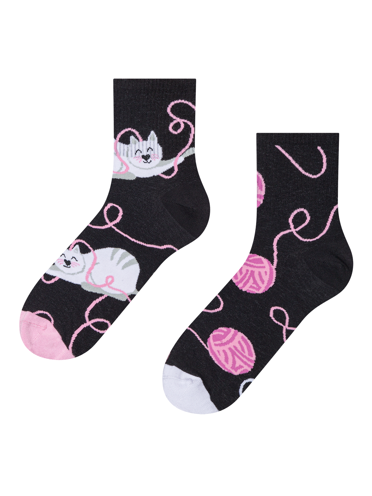 Crew Socks Cat & Ball